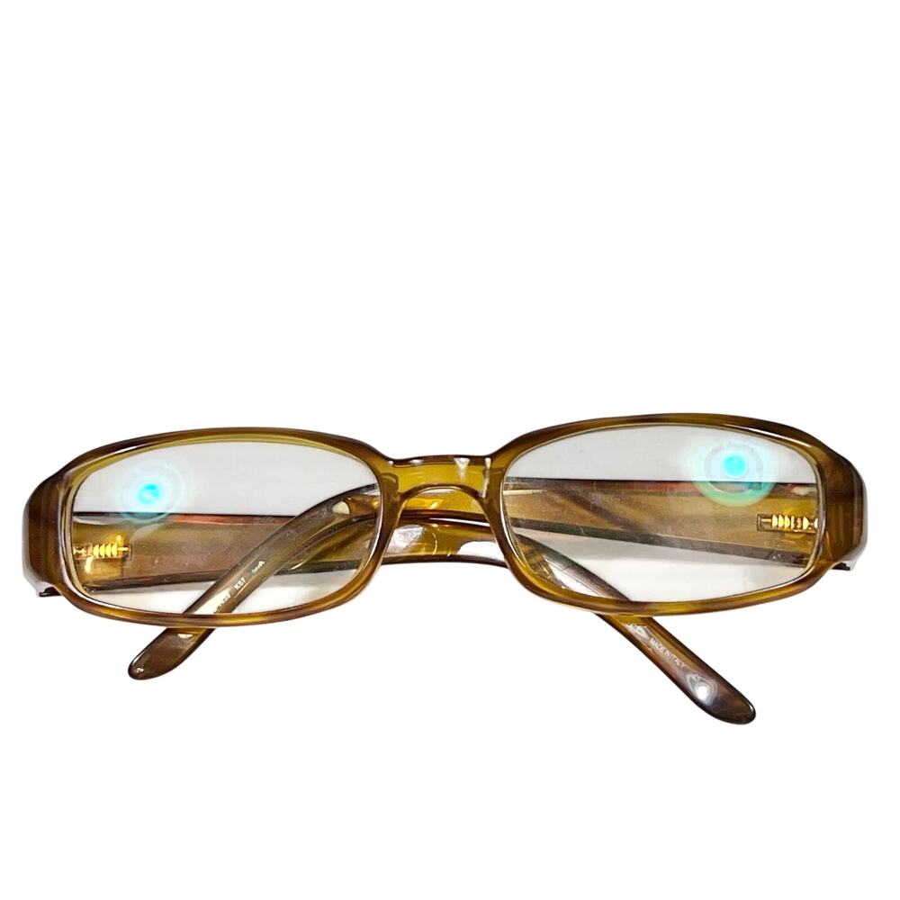 Gucci Translucent Brown Havanna Eyeglasses Frames (#1439) 51-15 125 Italy